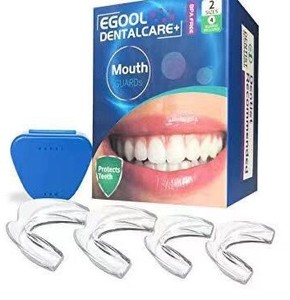 Pacote de 4 Profissional Protetor de Boca Protetor de Guarda Noturno Dental Ranger Os Dentes À Noite Atlético