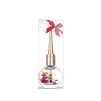 Minyak Kutikula Herbal Logo Kustom Hadiah Natal, Melembutkan & Memperbaiki Kuku Organik, Minyak Alami Beraroma 15ml, Perawatan Kuku Bunga Asli