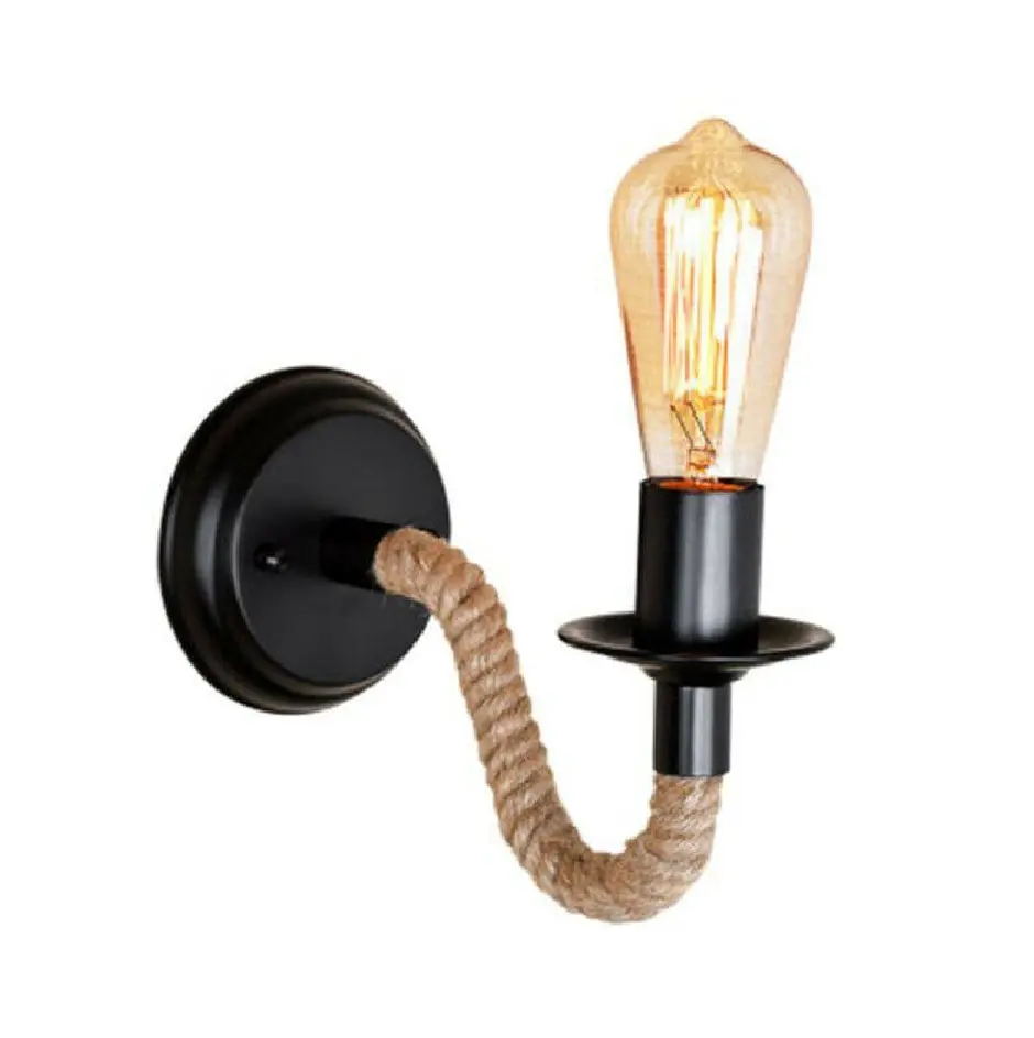 Lampu Dinding Gaya Retro, Lampu Dinding Tali Leher Angsa, Lampu Fitting Vintage