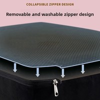 Escaliers et marches pour animaux de compagnie pour petits chiens permettant d'accéder au lit, housse amovible et lavable, matériau en polyester