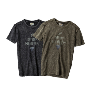 T-shirt vintage personnalisé pour homme, effet usé, 200 GSM, coton délavé à l'acide - Product Image 1