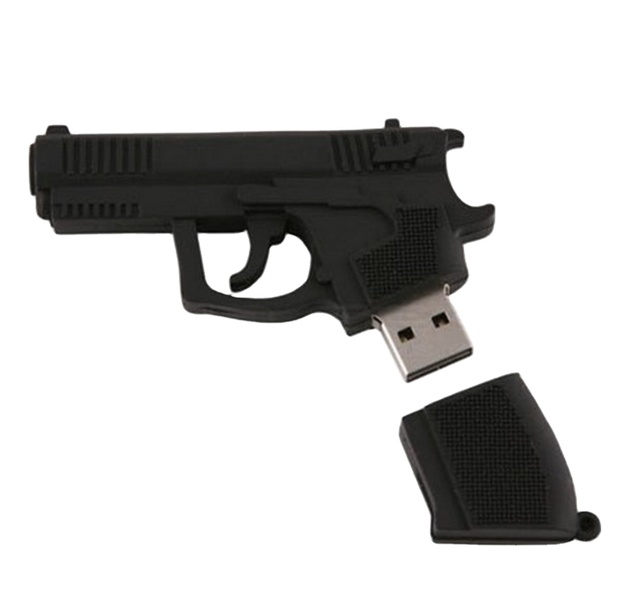 Gun Shape Usb Flash Drive 1gb 2gb 4GB 8GB 16gb USB 2.0 USB3.0 Promotional Pistol Shaped Pen Drive