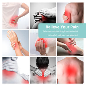 Nuevo <span class=keywords><strong>Mini</strong></span> Estimulador Muscular Eléctrico Portátil Roovjoy, Masajeador, Dispositivo Médico Doméstico, Tens, para Cuello, Cintura, Espalda, con Gel y Carga - Product Image 6