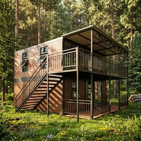 Maison Modulaire Préfabriquée Haut de Gamme Villa Conteneur Luxueuse Appartement Hôtel Camping Extérieur Restaurant Bureau Assemblage Rapide