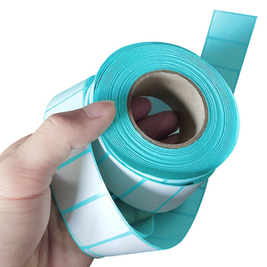 Bán buôn OEM nhãn nhiệt 58*30 mét màu xanh dán nhiệt cho mã vạch hậu cần vận chuyển văn phòng Nhãn Nhãn thực phẩm - Product Image 2