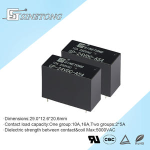 Relé de Potencia 10A 250VAC 4 Pines 24VDC - Product Image 2