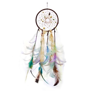 DIY Dream Catcher Tinh Khiết Tự Nhiên Lông Làm Cho Nguồn Cung Cấp Bán Thành Phẩm Handmade Craft Kits - Shining Đại Dương - Product Image 1