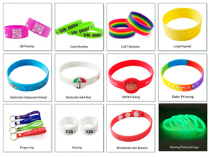Braccialetti in Silicone Personalizzati con Logo, Luminosi al Buio, Regali Promozionali per Festival - Product Image 5