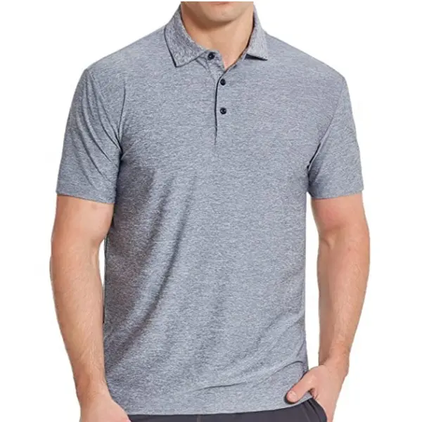 Großhandel Druck Plain Herren Polo T-Shirts Kurzarm Kragen Stickerei 100% Baumwolle Custom Logo Polo Shirts