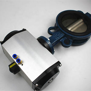 วาล์วผีเสื้อเวเฟอร์ยาง EPDM WCB สำหรับใช้งานในอุตสาหกรรมทั่วไปวาล์วนิวเมติก A216 - Product Image 2