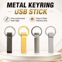 Clé USB en métal personnalisée en gros à prix abordable, clé USB 2.0 4 Go 8 Go 16 Go 32 Go 64 Go, clé USB pour ordinateur