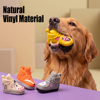 Jouet à mâcher pour chien en vinyle Nunbellpets, forme de chaussure, jouet interactif pour nettoyer les dents, durable, pour chiens de petite et moyenne taille
