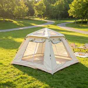 Carpa Instantánea para Viajes al Aire Libre, para 2-3 Personas, Impermeable, Ultraligera, Plegable, para Acampar y Playa - Product Image 1