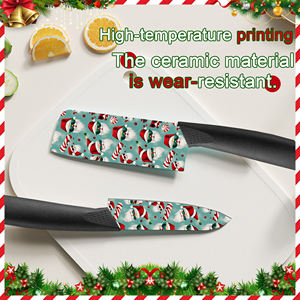 Couteau de chef compact en stock, lame en céramique personnalisée, manche en plastique, pour usage en cuisine, vente chaude, fait main, commercial, livraison rapide - Product Image 6