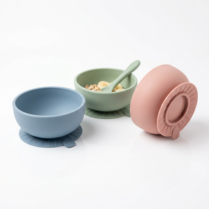 Ciotola in Silicone Personalizzata per <span class=keywords><strong>Bambini</strong></span> con Ventosa Antiscivolo, Resistente alle Cadute, Adatta al Microonde, Piatto per Alimenti Supplementari per <span class=keywords><strong>Bambini</strong></span> - Product Image 2