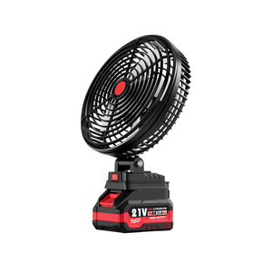 Ventilateur sans fil Lithium-Ion 21V Professionnel Extérieur Intérieur Rechargeable Moteur sans balais 50/60Hz 8 pouces WII-FS8A Puissant - Product Image 1