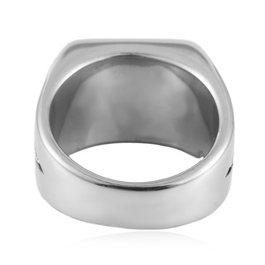 Men's Titanium Steel <b>Cross</b> <b>Ring</b> <b>Silver</b> Geometric Punk Style Fashion Jewelry Gift 24047 - Product Image 2