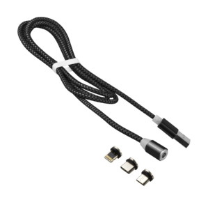 Cable USB-C de Nailon Trenzado de Fábrica, Cable de Carga Rápida y Cable Magnético Micro Tipo C para iPhone 13 Plus - Product Image 5