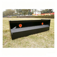 Placa de Objetivo para Campo de Tiro, Resistente, de Acero, con Reinicio Automático Eléctrico - 3 Piezas. Equipo de Entrenamiento al Aire Libre.