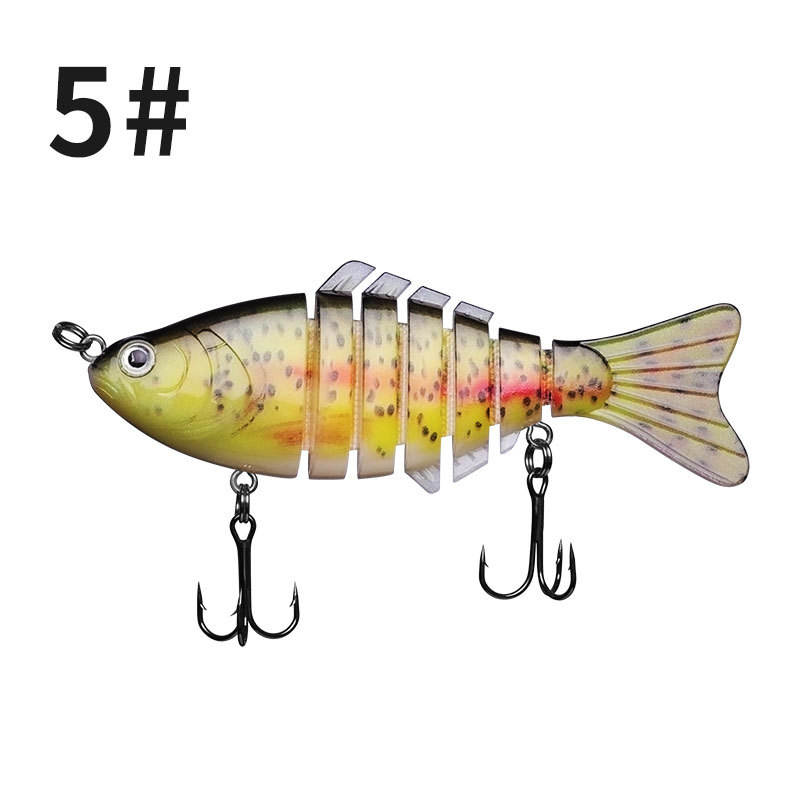 Leurre artificiel, poisson multi-ségmenté 90-5