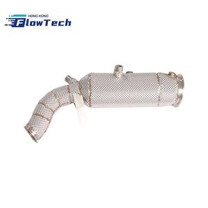 ท่อลง FlowTech 200 Cell High-Flow SS304 สำหรับ Audi A4 A5 Avant B8 B8.5 B9 2.0T Turbo พร้อมแผ่นกันความร้อน - Product Image 6