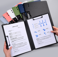 Carpeta de presentación de PP, cubierta rígida, tamaño A4, carpeta de presentación impermeable