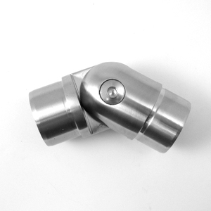 SKU C110153-Inox AISI 316 Finition satinée Connecteur articulé pour tube Ø 42.4X2.0 Bornes mâle/femelle 3P 50Ohm pour PCB - Product Image 3