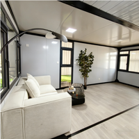 Module de salle de bain modulaire intégré en acier et bois, cabine de douche préfabriquée, toilettes, conteneur mobile pour villas de luxe