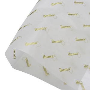 Papel encerado glassine resistente a la grasa con impresión de logotipo personalizado para envolver sándwiches - Product Image 2