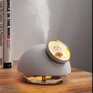 Umidificador de ar para lâmpada de mudança de cor, mini umidificador fofo