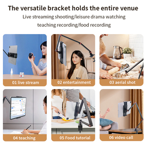 2025 New cao cấp kẹp <span class=keywords><strong>tablet</strong></span> di động đứng giường đứng cho điện thoại di động máy tính bảng và điện thoại lười biếng Máy tính để bàn giường máy trạm với PC chủ - Product Image 2