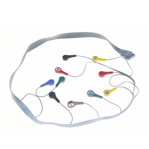 Compatível Edan Ecg <span class=keywords><strong>Holter</strong></span> dispositivo cabo 10 chumbo Snap IEC - Product Image 1