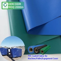 Bâche PVC industrielle légère et imperméable 550 g/m² 1000D, personnalisée en usine, pour couverture d'équipement industriel