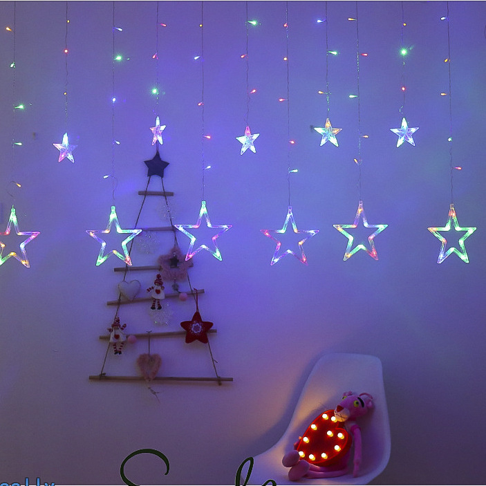 Twinkle Star 2m LED Curtain Light - HD Brand Window String Decoration for Outdoor Indoor
