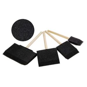 लकड़ी हैंडल के साथ फोम ब्रश 1 "2" 3 "4" स्पंज सफाई पेंटिंग ब्रश लकड़ी के पेंट ब्रश हैंडल - Product Image 4