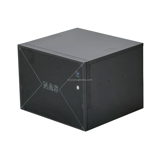 9-Bay Steel NAS Rack Hot-Swap Modular Dual-Layer Layout High-Airflow Cooling 5 Fans ATX Motherboard CRPS PSU Support Scalable