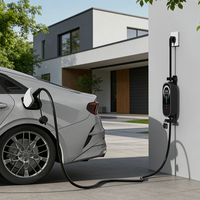 Chargeur EV portable, câble de charge rapide, station de charge pour voitures électriques, 3,5 kW, 7 kW, 32 A avec TYPE 1 TYPE 2 NASC Tesla Smart Home