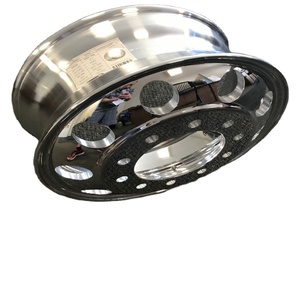 Vente chaude Remorque En Alliage D'aluminium 17.5X6.00 Tubeless Jante De Roue De Camion En Acier pour Pneu 215/75R17.5 8R17.5 - Product Image 5