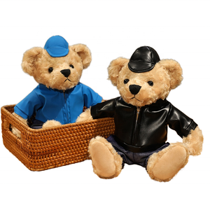 Boneka Beruang Lucu 28cm dengan Pakaian, Logo Custom, Hewan Boneka Lembut untuk Hadiah, OEM, Boneka Beruang Berkerudung, Boneka Teman - Product Image 1