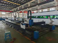 Machine de découpe laser à fibre CNC 6000W, ligne de production industrielle à haute vitesse