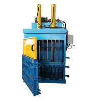 Presse verticale haute capacité pour bouteilles PET et carton, compacteur de déchets hydraulique entièrement automatique