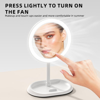 Miroir de maquillage rond simple avec fonction grossissante, double face et grande taille, parfait pour la chambre ou la maison