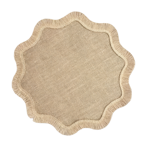 Manteles Individuales de Yute, Aislantes del Calor, Impermeables, con Forma de Flor, Elegantes para Restaurante, para Comida Caliente - Product Image 1
