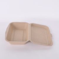 Conteneurs alimentaires biodégradables boîtes à déjeuner bento contenants alimentaires à emporter plateaux écologiques vaisselle en papier jetable