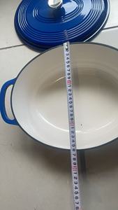 Conjunto de Panela de Ferro Fundido Esmaltada Estilo Europeu com Design Oval - Product Image 6