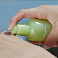 Flacon pompe à sérum en verre blanc, jaune et vert de luxe, 30 ml, 50 ml, 100 ml, couleur personnalisée, emballage cosmétique pour soins de la peau