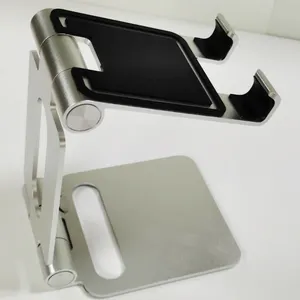 Malas lipat adjustable aluminium dudukan ponsel
