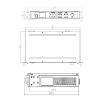 Kystar KSV2U écran LED polychrome processeur vidéo grand écran écran électronique contrôleur d'écran publicitaire