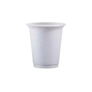 Biosano 500 ML Einweg-Plastik becher Frosted Cup Slush Juice Glattes, geteiltes, klares Wasser mit Deckel für Eis 12 Unzen 1 Liter