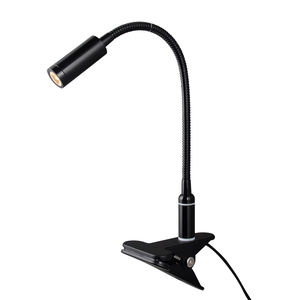 Lampe de lecture à LED pour tête de lit Lampe de projecteur à clipser pour bureau, lit de dortoir, lampe de livre à pince à intensité variable avec col de cygne flexible - Product Image 6